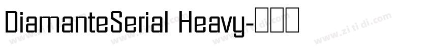 DiamanteSerial Heavy字体转换